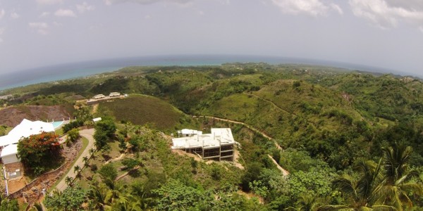 vue aérienne république dominicaine